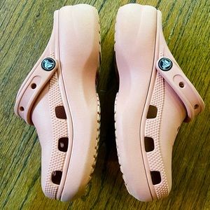 SOLD Crocs Classic Platform in mauve